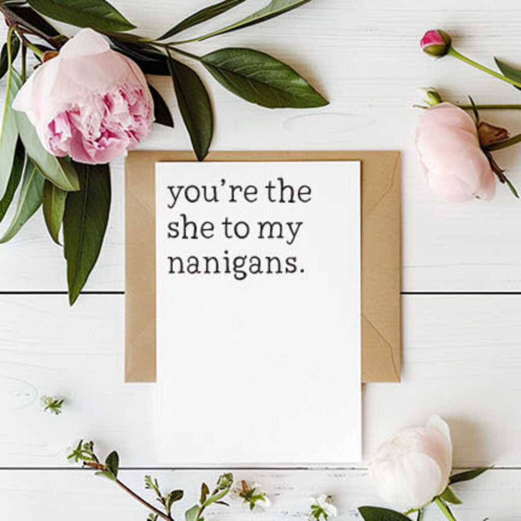 Shenanigans, Card