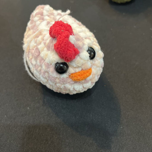 Crochet Nude Speckled Chicken