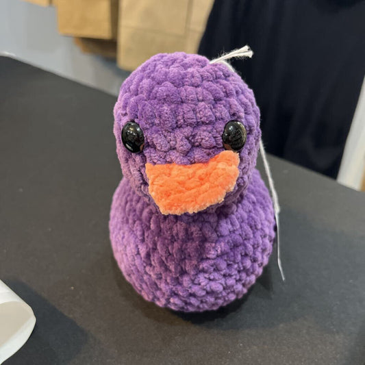 Crochet Purple Duck