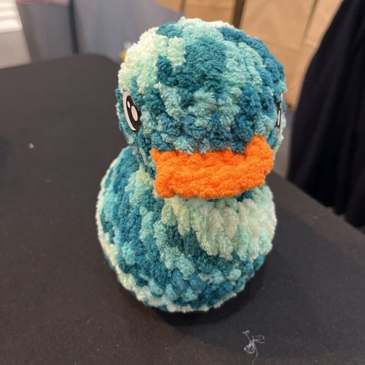 Crochet Multi Green Duck