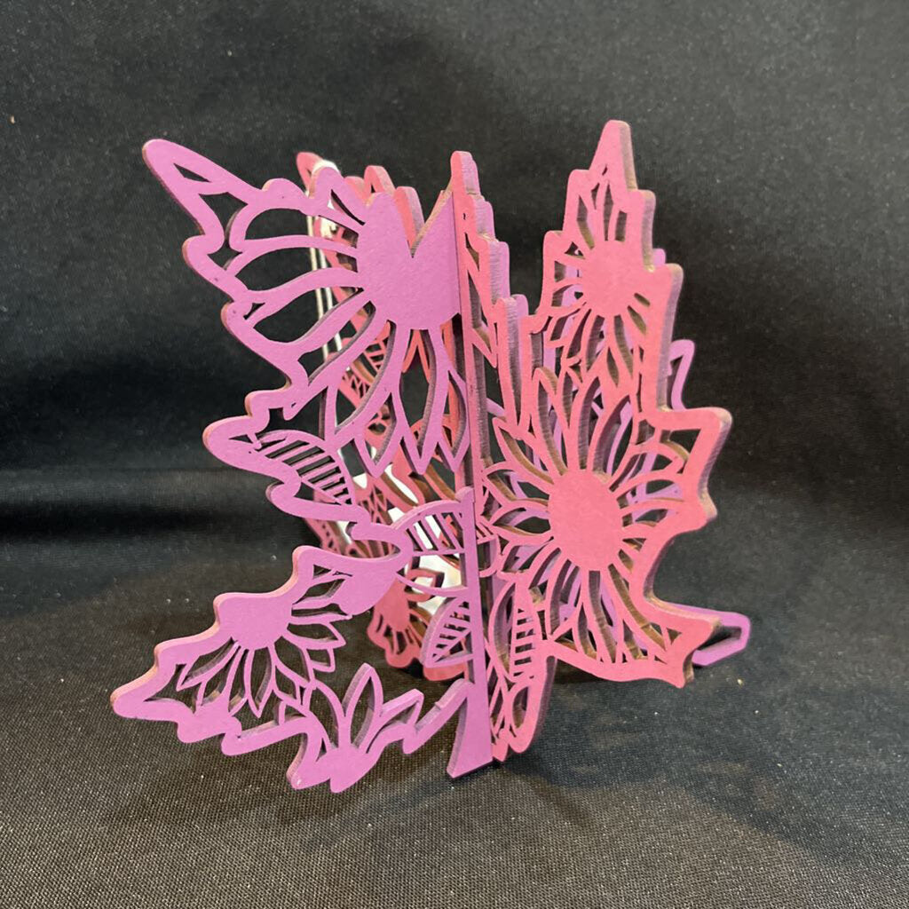 3D Mauve Sunflower Leaf