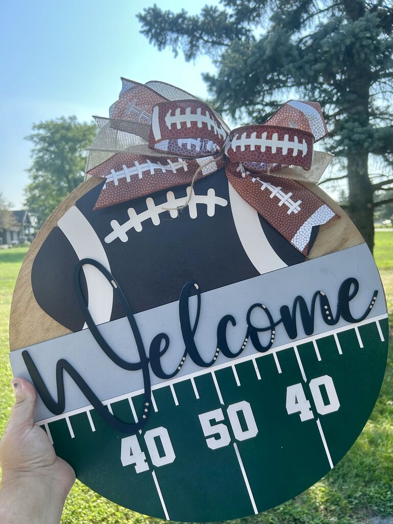 Football Field Welcome Rnd