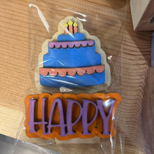 Happy Birthday Plant Topper