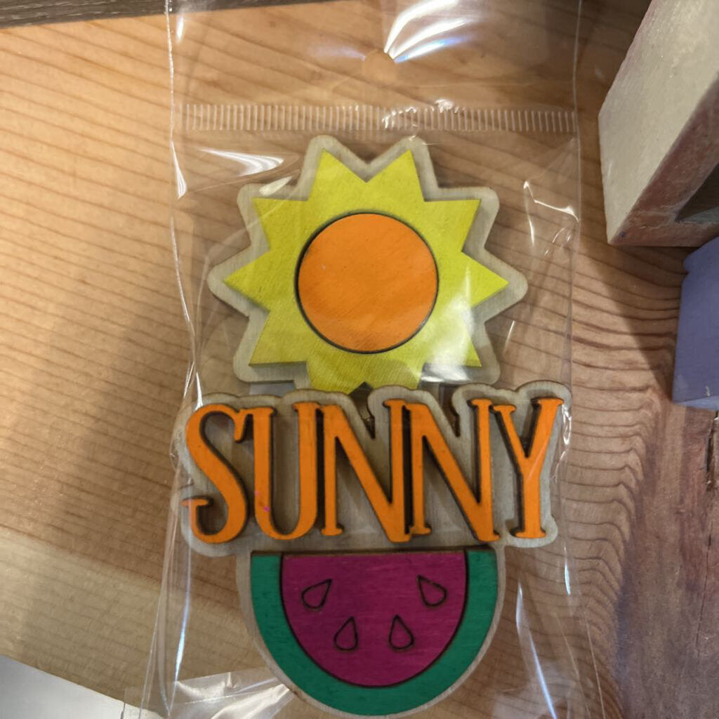 Sunny Watermelon Plant Topper