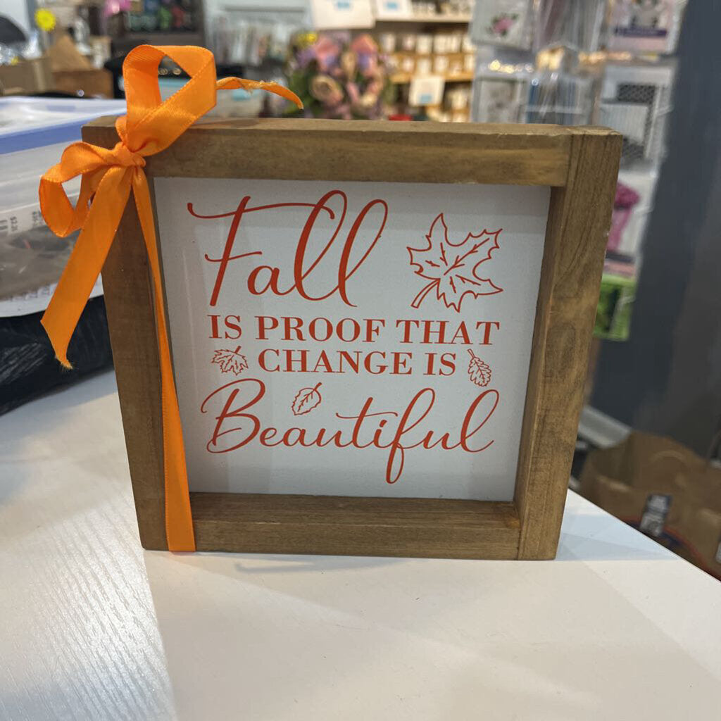 Framed Fall is beautiful Pumpkin