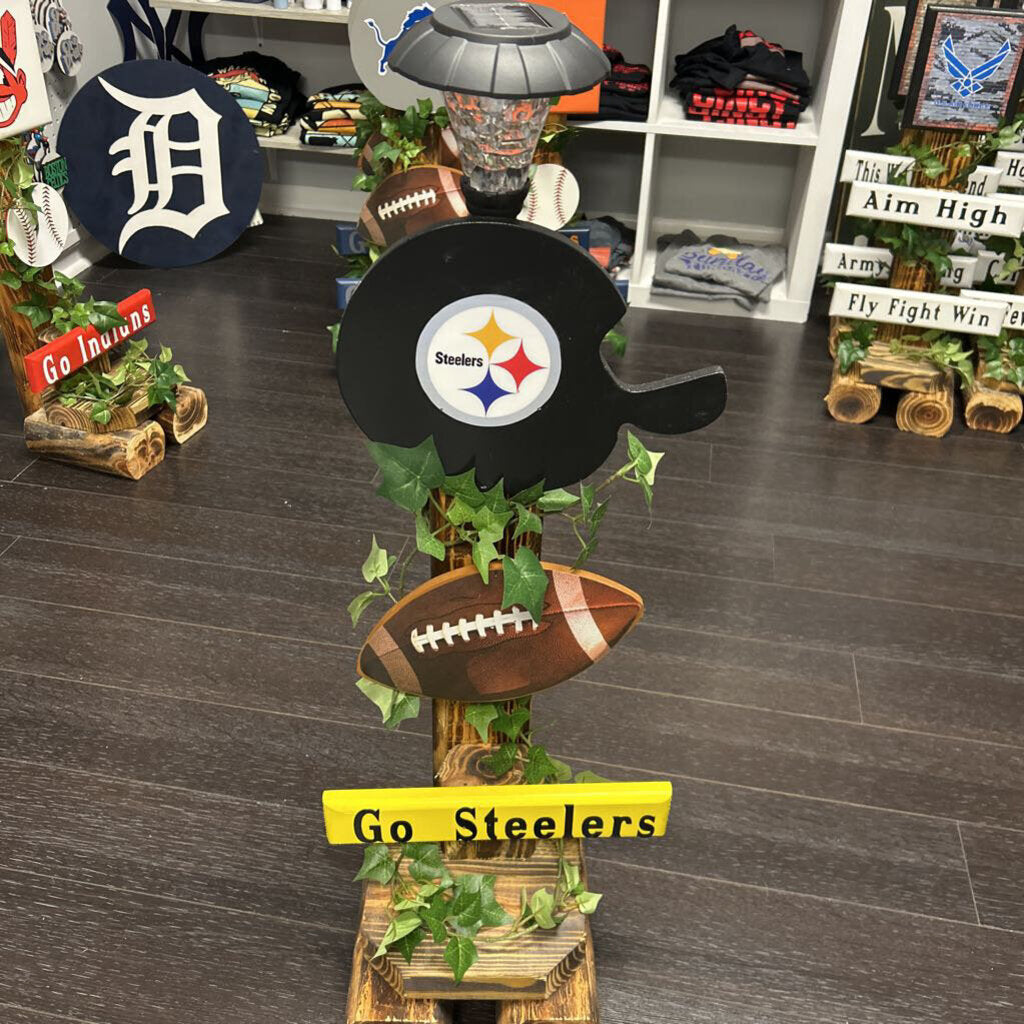 Pittsburgh Steelers Football Solar Light