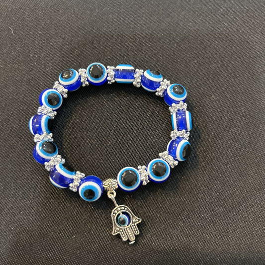 MJ Evil Eye Bracelet with Hand