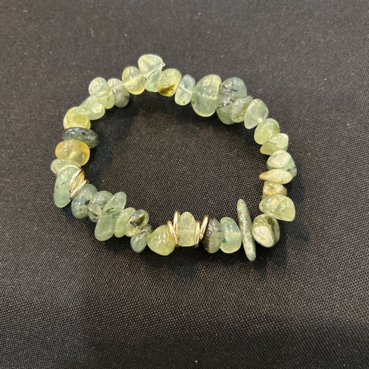 MJ Green Jade Stone Bracelet