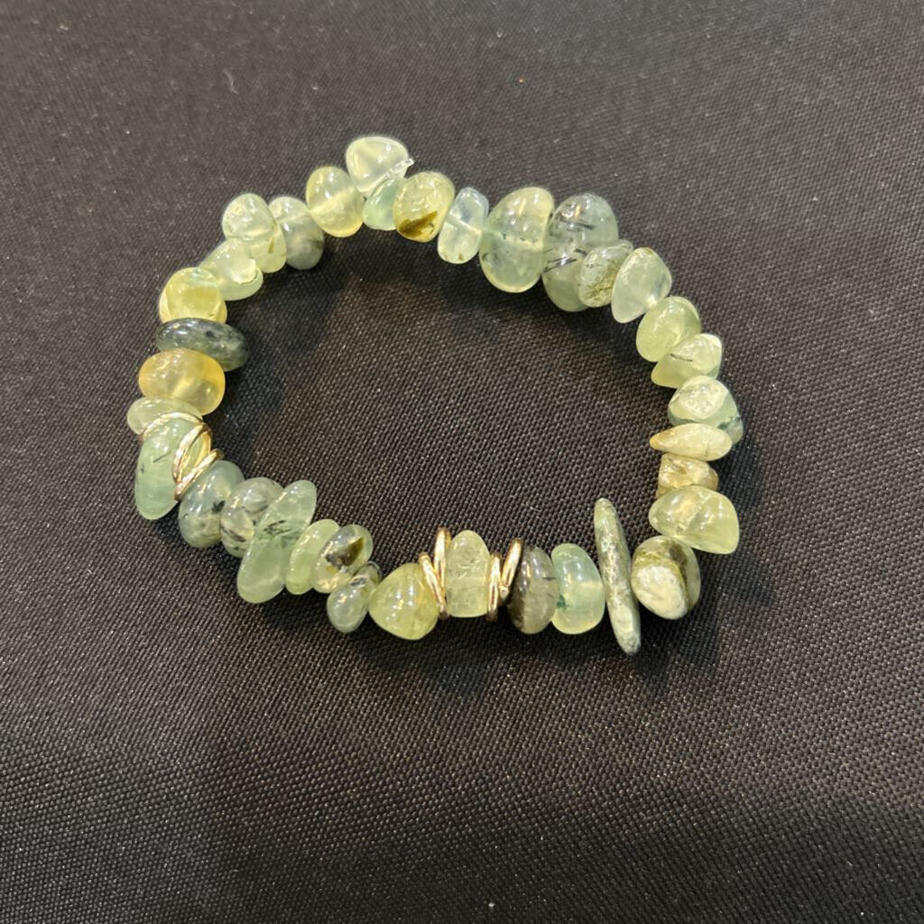 MJ Green Jade Stone Bracelet