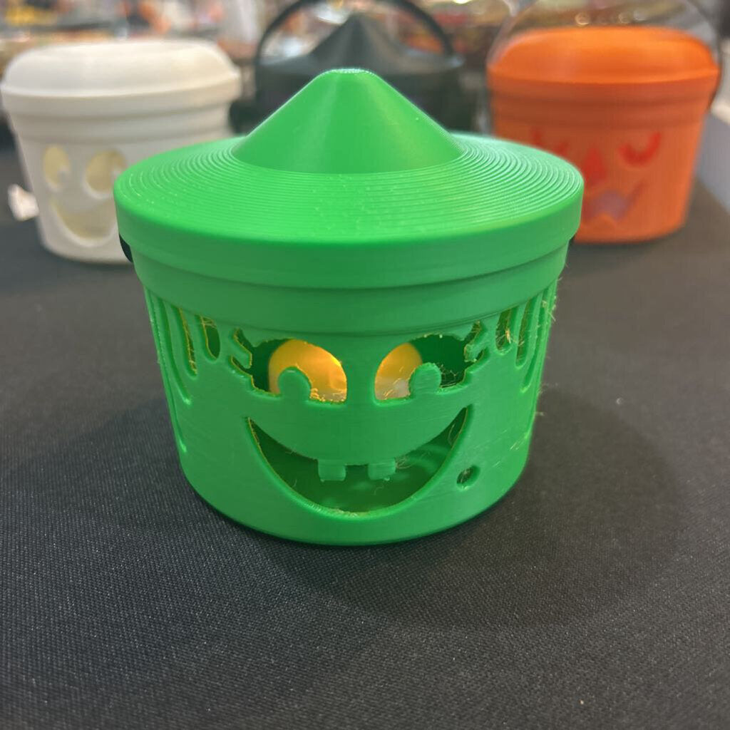 Boo Bucket Tealight-Green