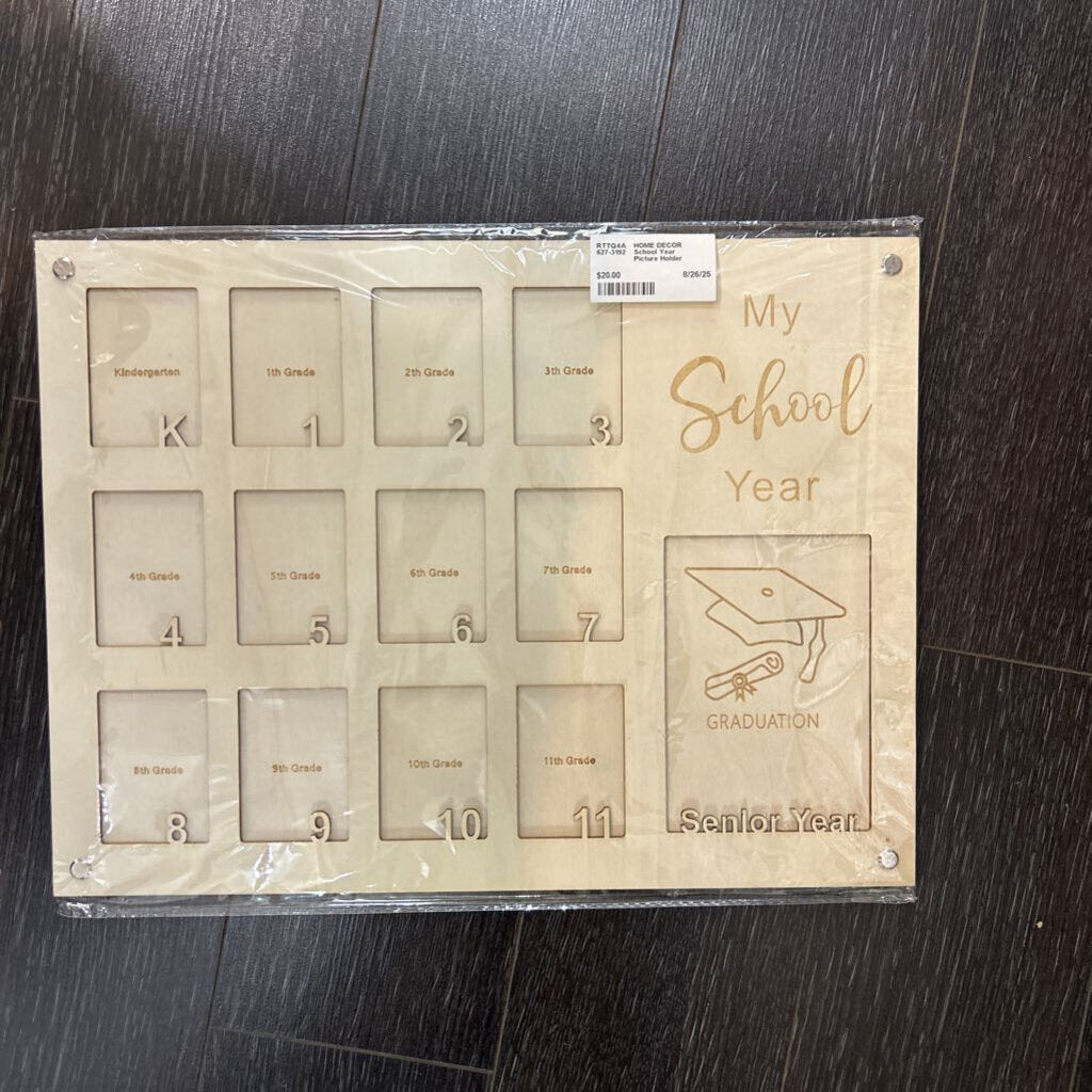 School Year Picture Holder