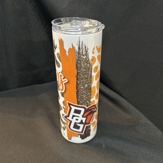 Tumbler BG Falcons Leopard 20oz