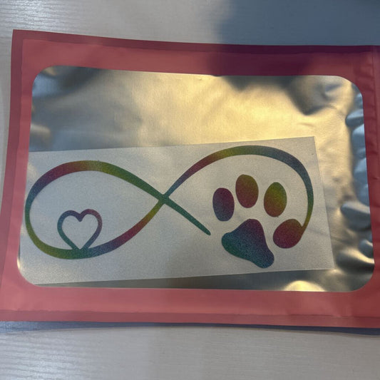 Decal Dog Eternity Paw