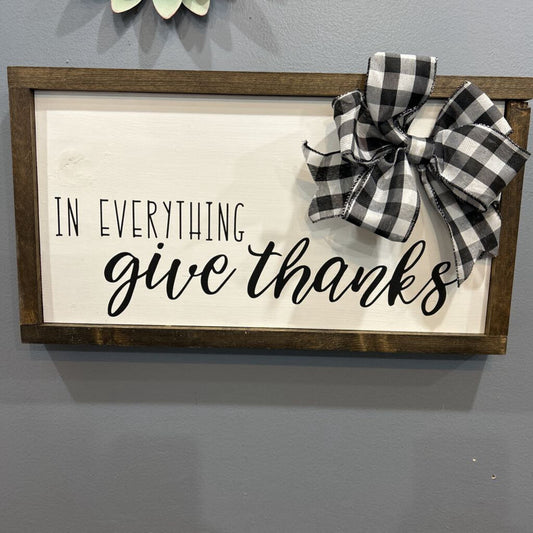 Give Thanks with bow