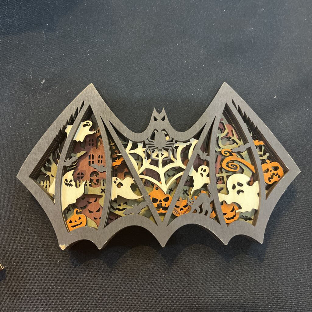 Bat 3D Layered Sign