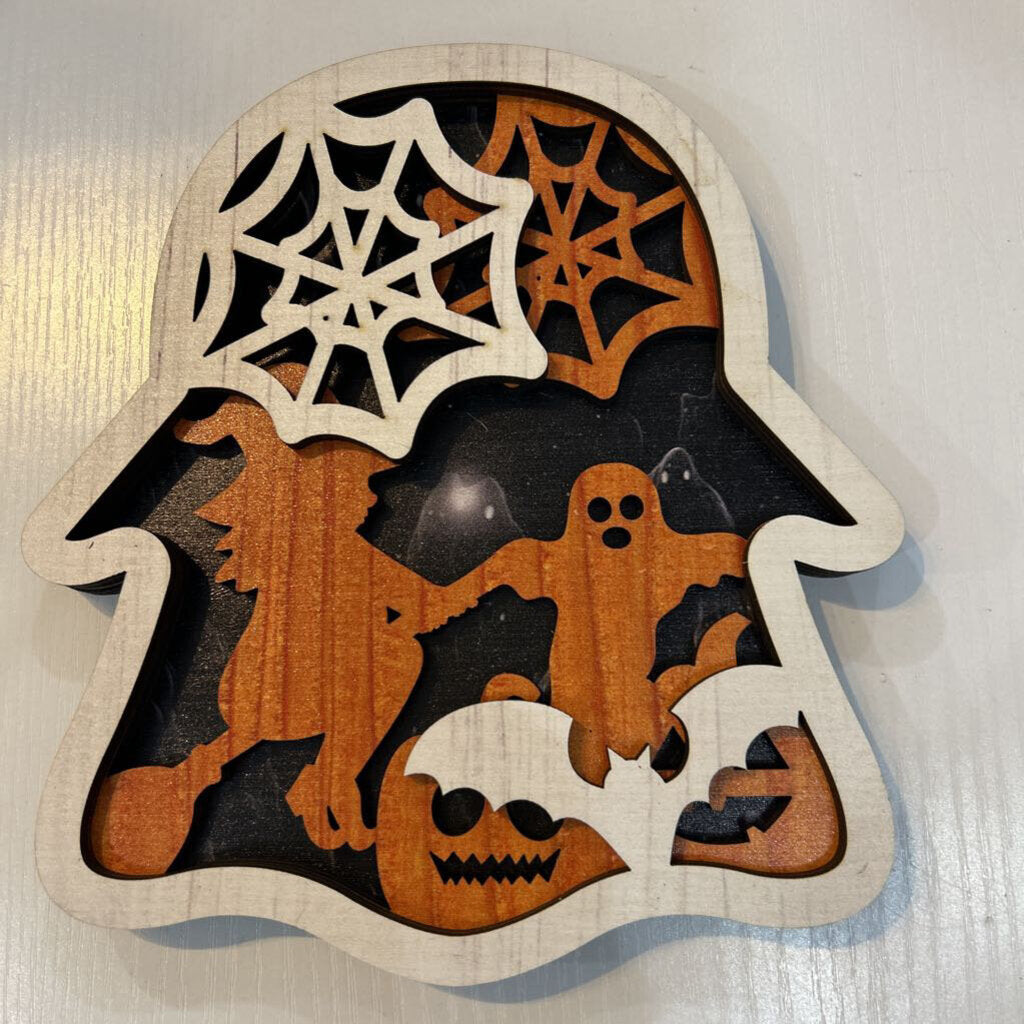 Ghost Web 3D Layered Sign