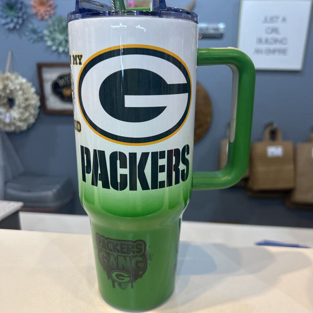 Green Bay Packer Gang 40 oz Sport Green