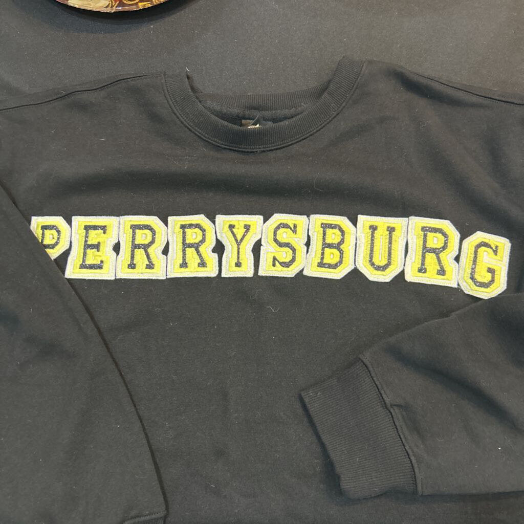 Embroidered Perrysburg Block Letters Sweatshirt XL