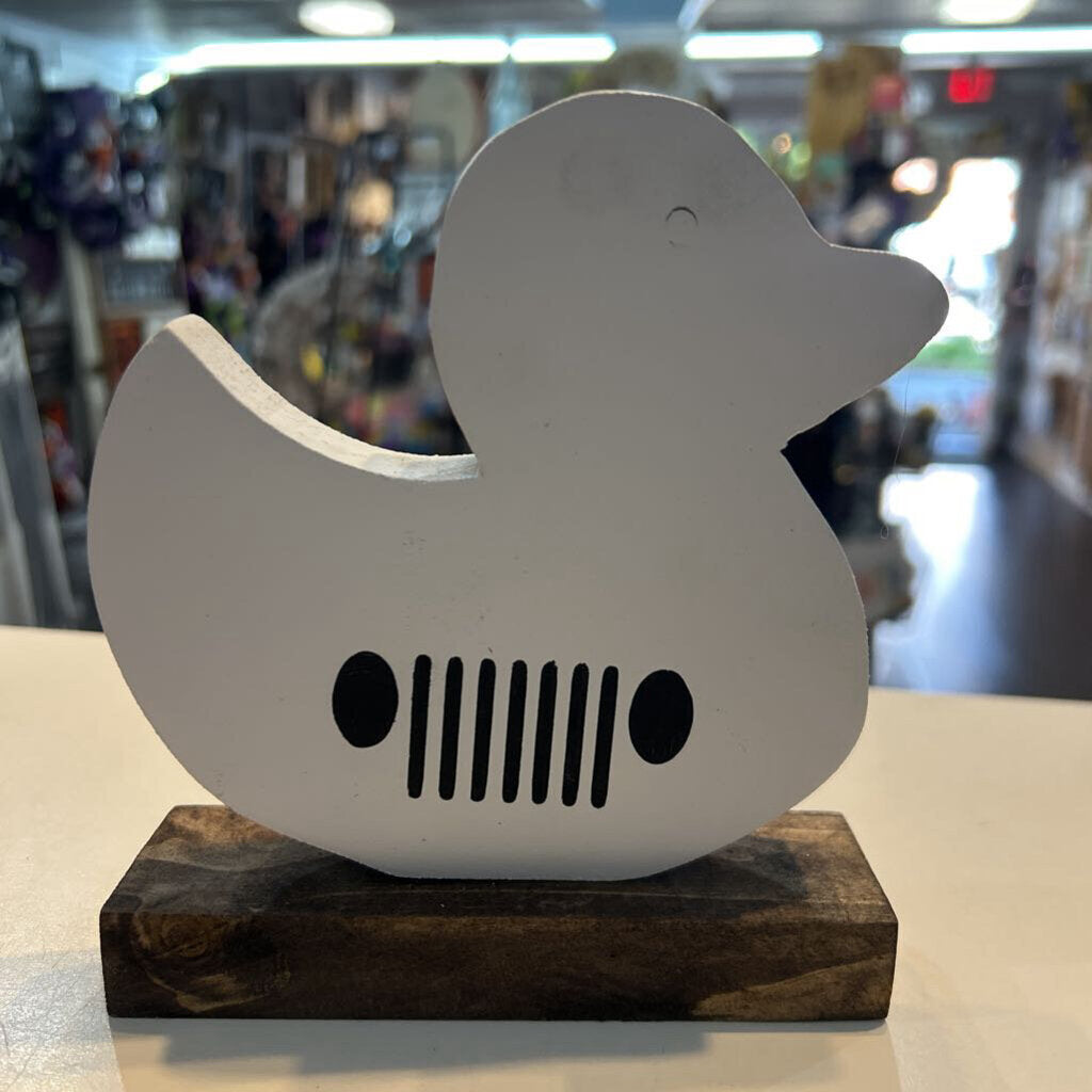 Jeep Duck with base White