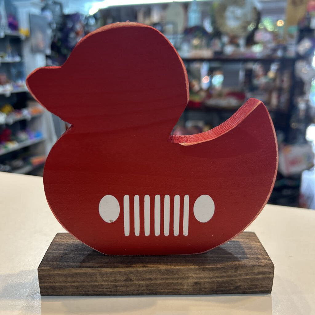 Jeep Duck with base Red