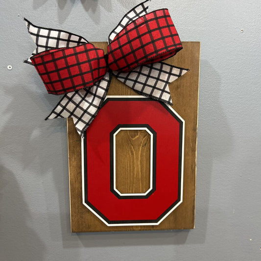 OSU Wood Plank w/Bow