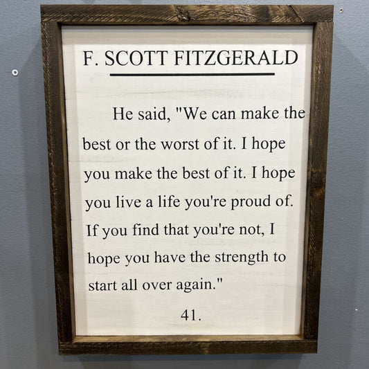 Fitzgerald Quote