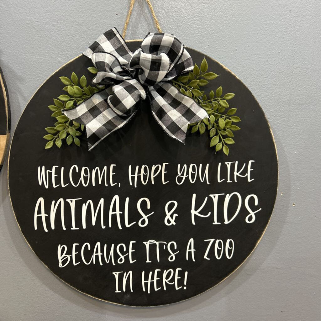 Because its a Zoo-Door Sign