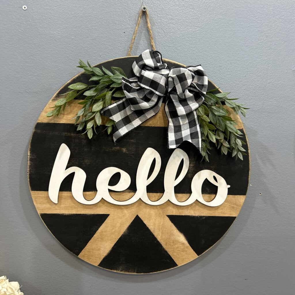 Hello-Door Sign