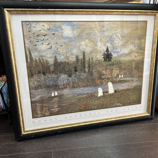 Large Painting with Ghost