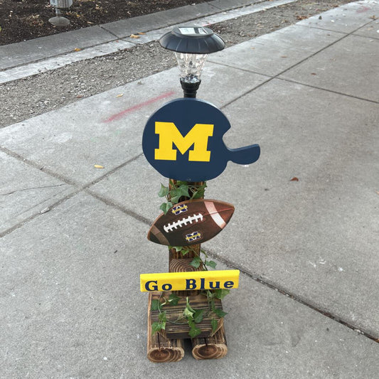 Michigan Football Solar Light