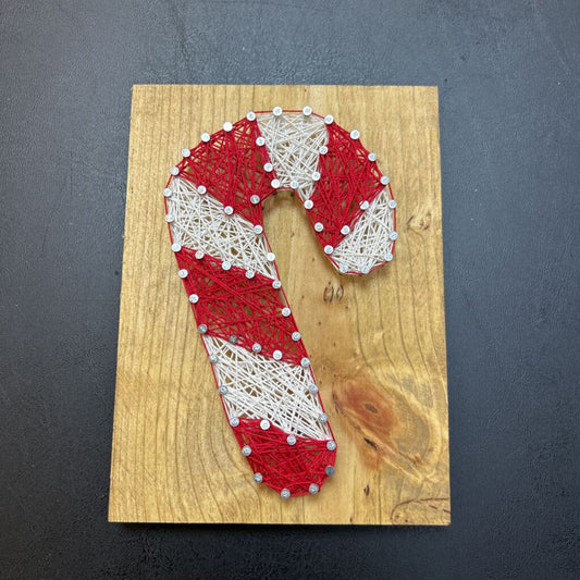 String Art Candy Cane