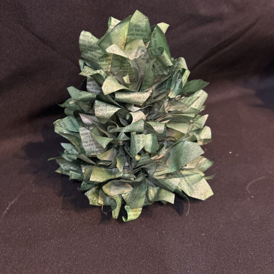 19. Full Pointy Book Page Christmas Tree