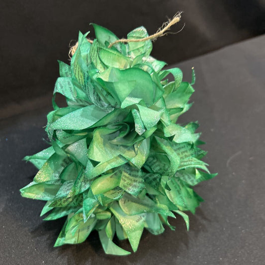 2. Book Page Christmas Tree