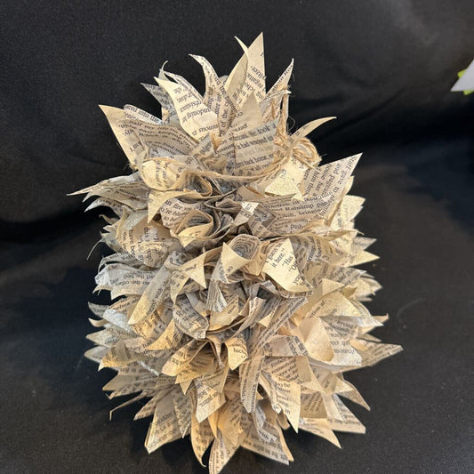 31. Full Pointy Book Page Christmas Tree