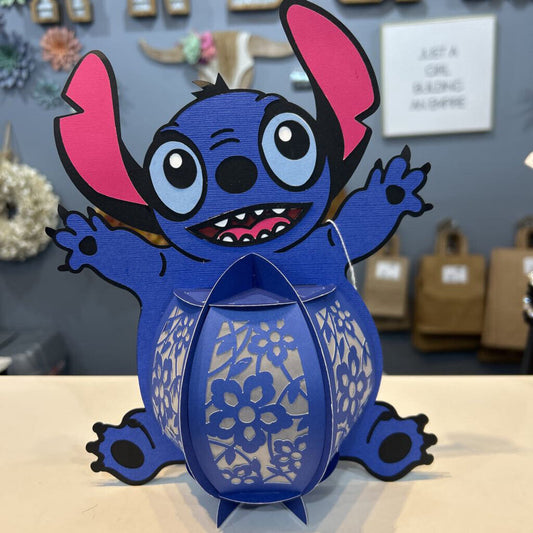 Paper Designed Stitch Lantern