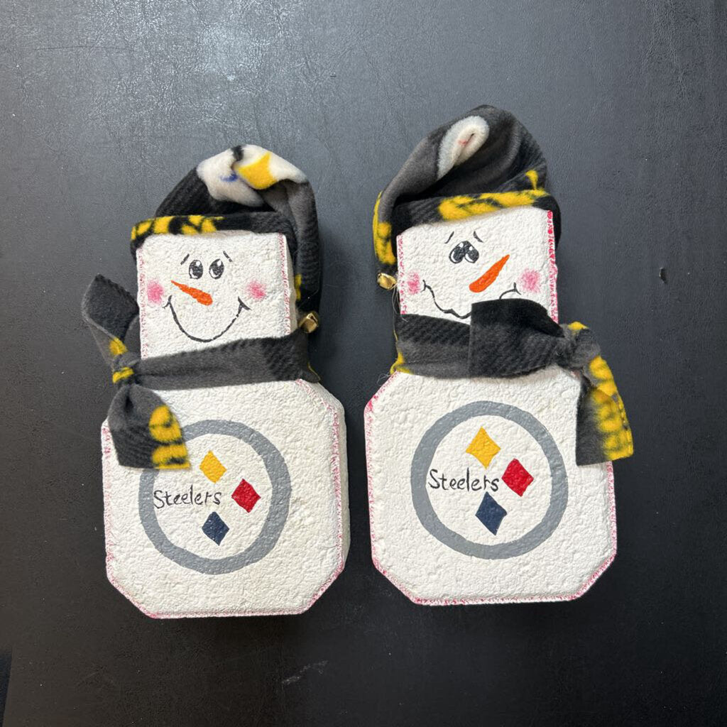 Steelers Snowman Brick