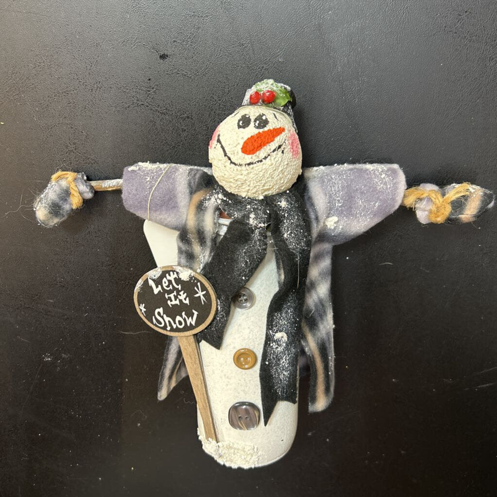 Let it Snow Snowman w/twig arms