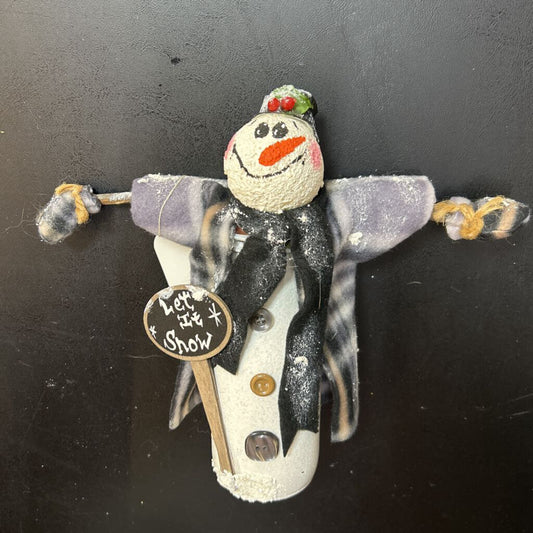 Let it Snow Snowman w/twig arms