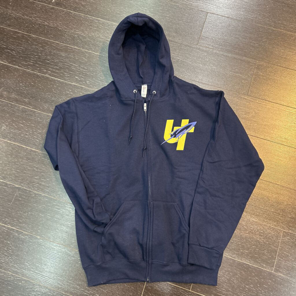 UT Zip Hoodie Jacket Navy Med