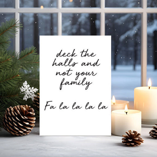 Deck the Halls, Card