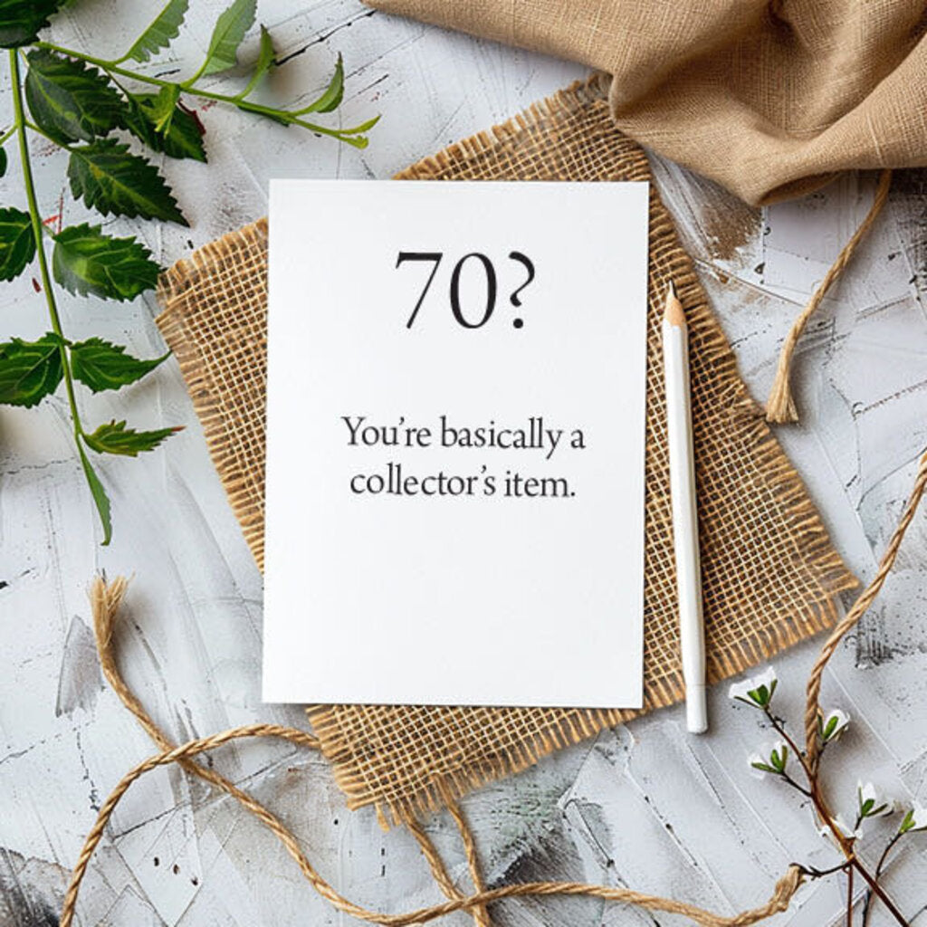 70th Collector's Item, Card