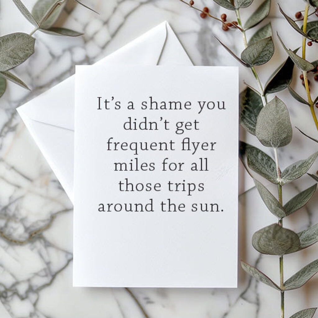 Frequent Flyer Miles, Card