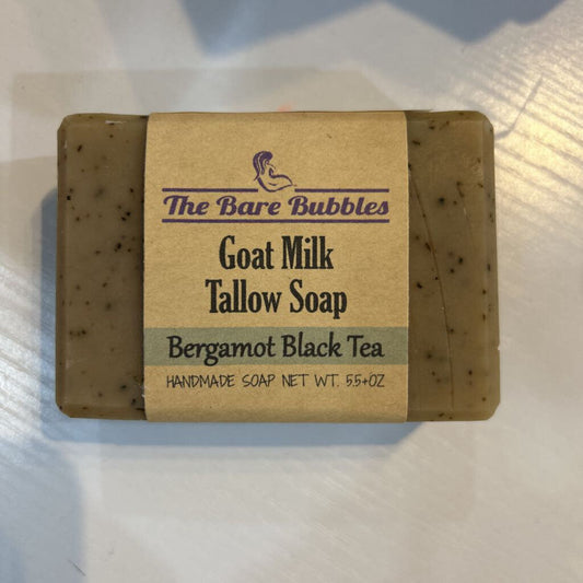 Bergamont Black Tea-Goat Milk Tallow Soap