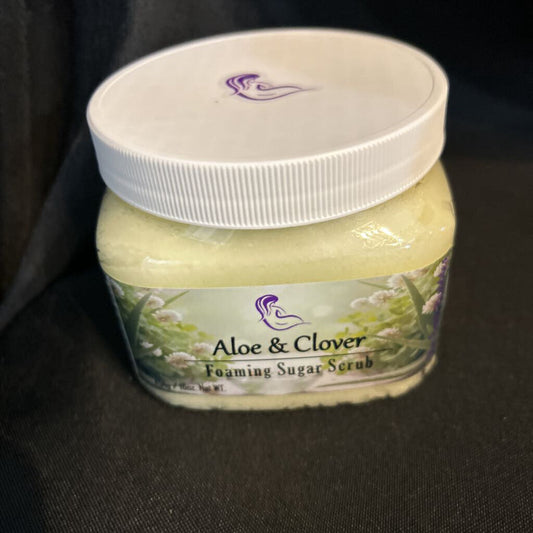 Aloe & Clover-Foaming Sugar Scrub