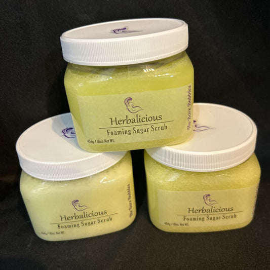 Herbalicious-Foaming Sugar Scrub