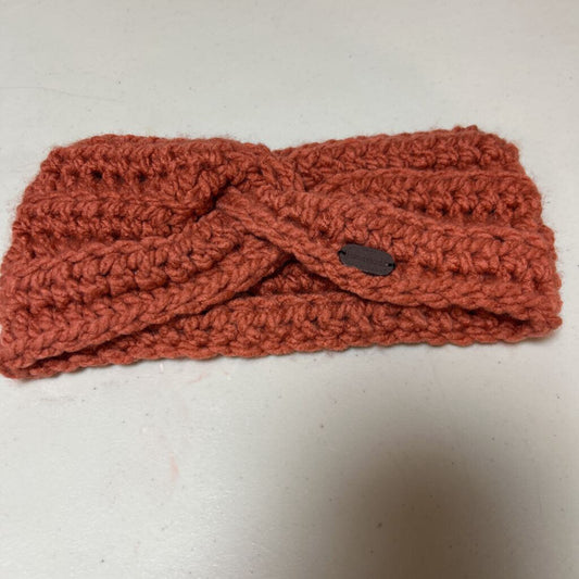 Crochet Twisted Ear Warmer Ginger