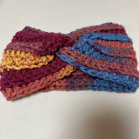 Crochet Twisted Ear Warmer Autumn