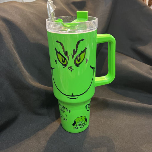 Grinch Face Green