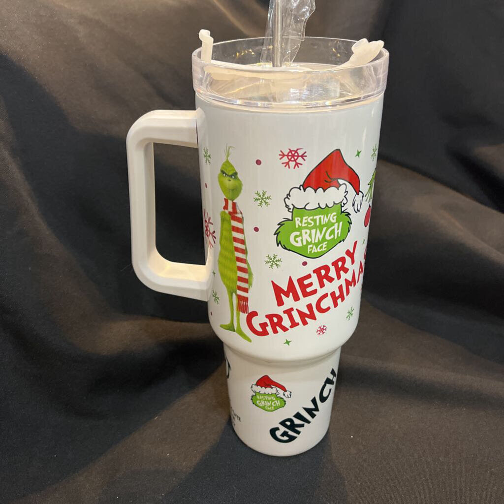 Grinch Face Grinchmas White