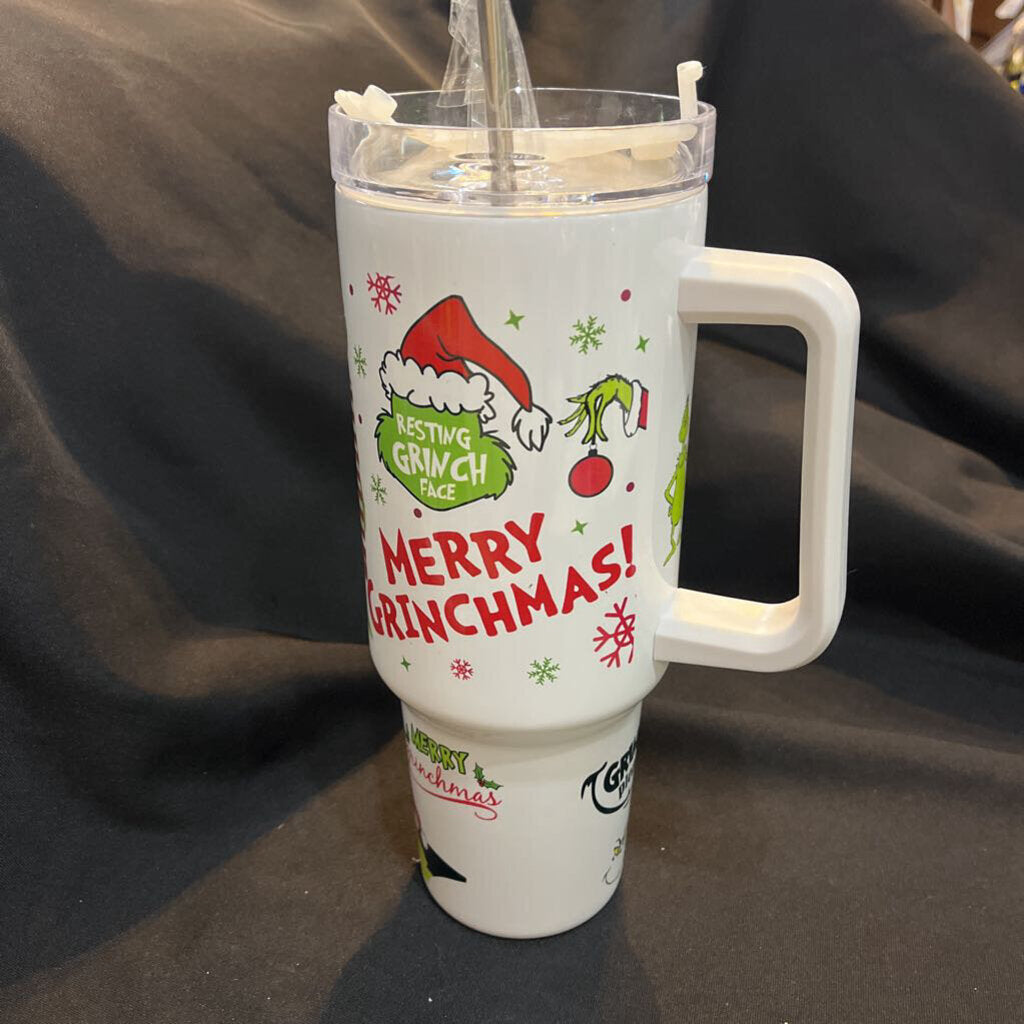 Grinch Face Grinchmas White